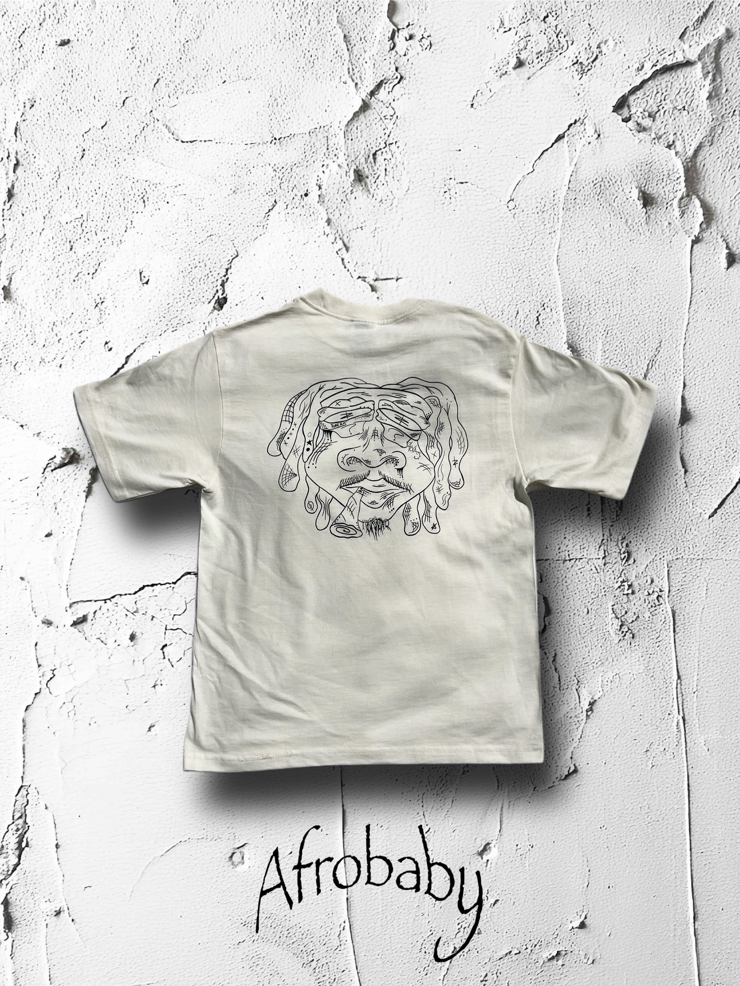 "AfroBaby" Oversized cropped T-Shirt