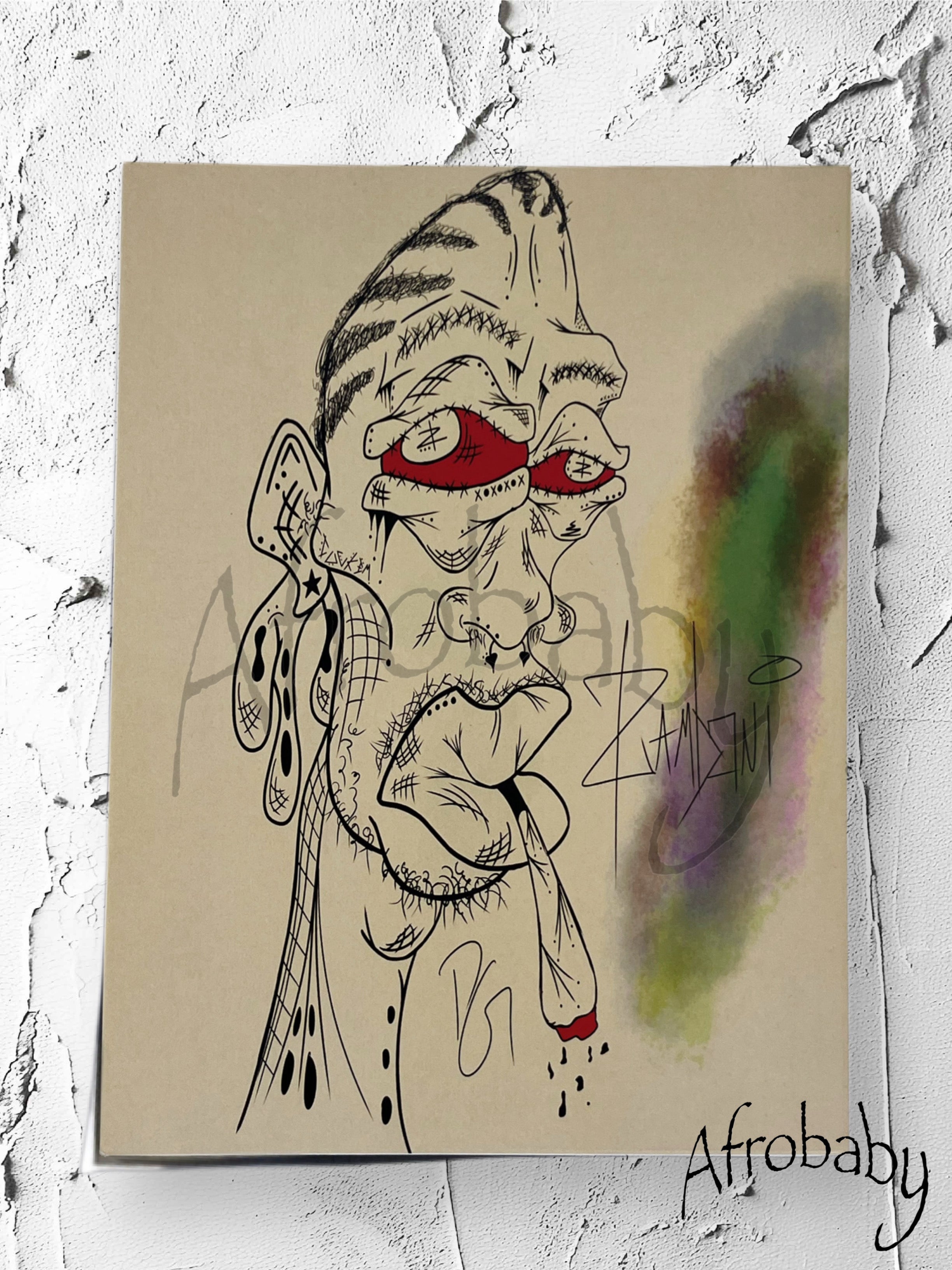 "Zamboni" Original Print