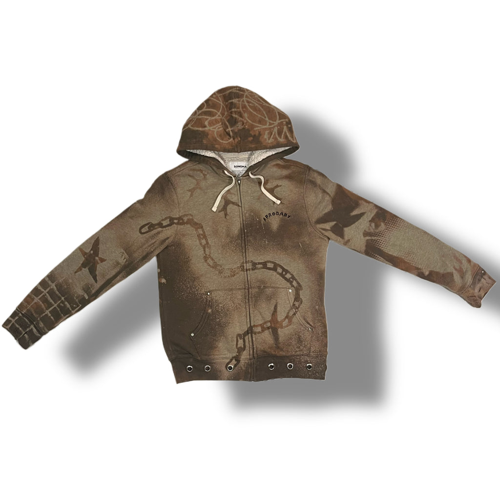 1/1 Green Funk Hoodies